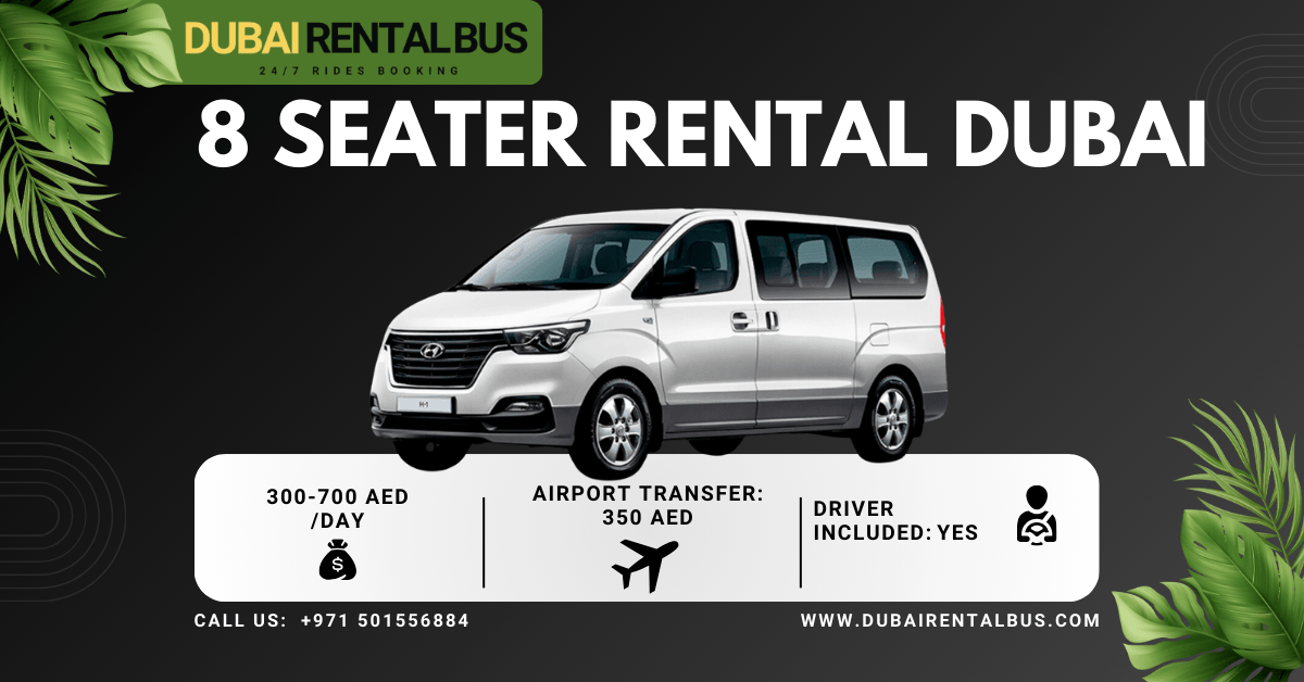 8 seater car rental in dubai